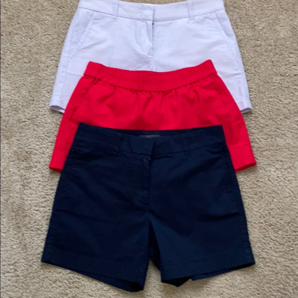 JCrew shorts trifecta!